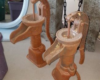 Vintage water pumps