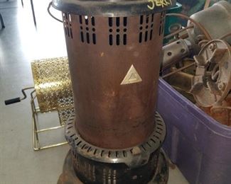 Antique oil heater