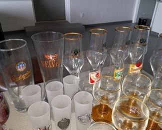 Collector pilsner glasses