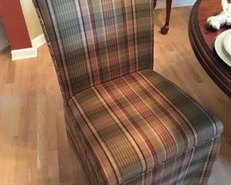 Front view upholstered dining chair (4)