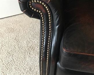 Details of nail head on recliner
