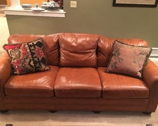 McNabb leather sofa