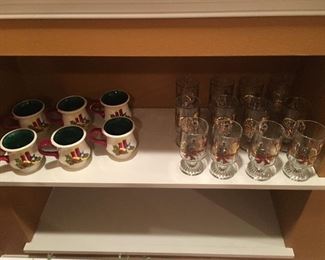 Mugs and glassware
