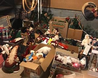 Huge amount of Christmas and Easter decorations