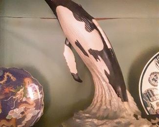 Beautiful Boehm porcelain, "Humpback Whale."