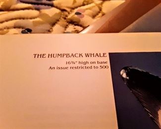 Brochure of "Humpback Whale" listed as a restricted limited of only 500.