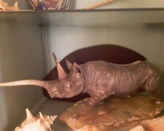Boehm porcelain "The Black Rhinocerous."