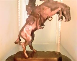Frederic "Remington" piece named "Bronco Buster."