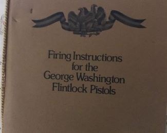 BOOK----"Firing Instructions for the George Washington Flintlock Pistols"