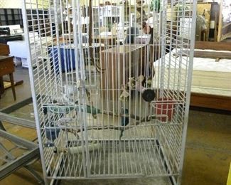 Extra Large Bird Cage on Wheels