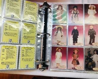 BOOK OF DOLL COLLECTOR CARDS