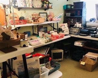CRAFT, SEWING & OFFICE SUPPLY ROOM