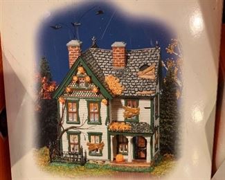 Spooky Farmhouse Dept 56 Halloween Snow Village