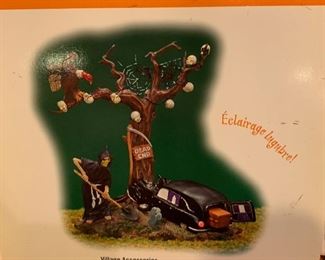 Haunted Hearse Dept 56 Halloween Village