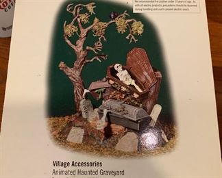 Animated Haunted Graveyard Dept 56