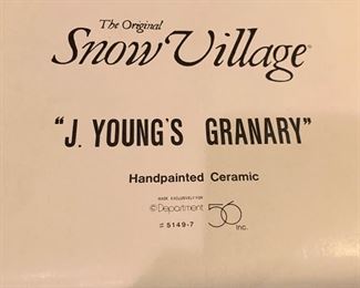 J. Young's Granary Snow Village