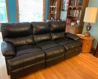 Leather Reclining Sofa