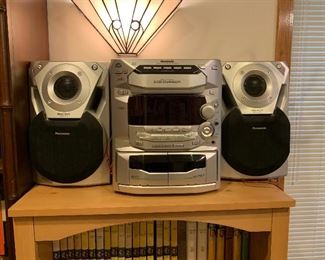 Panasonic CD Changer Stereo and Speakers