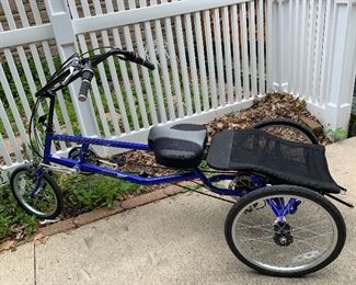 Sun Ez Tri Classic Trike Recumbent Bike 