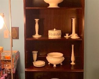 Shelving and Wedgewood