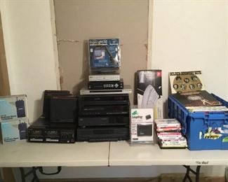 Albums and Electronics Lot