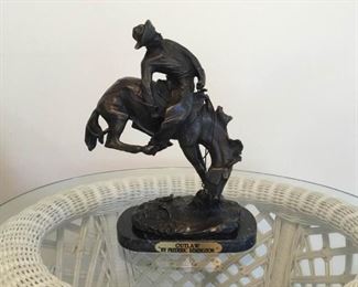 Reproduction of Frederick Remingtons Outlaw