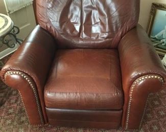Steinhafels Brown Leather Recliner