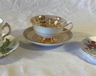 Vintage/Antique Bone China Teacup & Saucer (6Pcs) https://ctbids.com/#!/description/share/225955