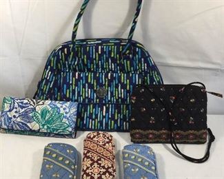Vera Bradley Purses Wallet & Glasses Case 6 Piece https://ctbids.com/#!/description/share/227208