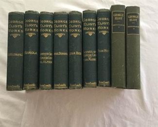 Set of Antique Hardback Books by George Eliot https://ctbids.com/#!/description/share/227217