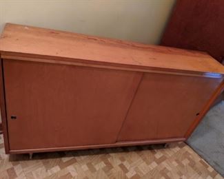 $40  Vintage blonde cabinet