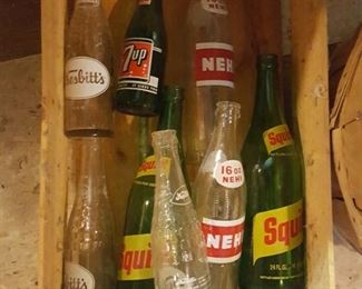 Collectible Vintage Pop Bottles. $3 each.