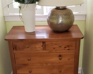 Chest Drawers, lamp