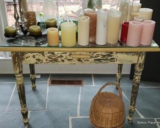 Primitive Table/Glass top