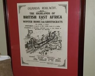 British East Africa print