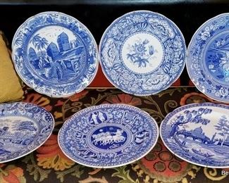 Blue and White Plates