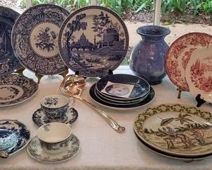 Blue and White Plates