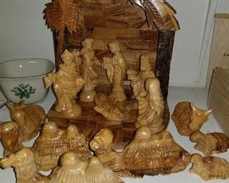 Carved Nativity Scene 