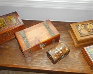 Trinket boxes 