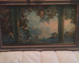 Gary: Vintage art prints including Maxfield Parrish