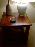 End Tables, lamps, Decorative Bottle vase