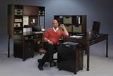 Christopher Lowell Geometrix Office Furniture. 2 Identical desks with matching hutches available. Plus storage bins still new in plastic and the Storage/bookshelf with the L-shaped add-on Work Space.