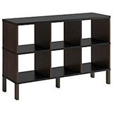Christopher Lowell Shore Collection Geometrix Storage Shelving unit. Features 6 open cubicles with fixed shelves. Designed to fit Organizer Bins which will also be for sale. Designed to be used with the Geometrix Add-On Work Surface (also for sale).