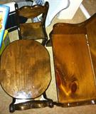 Kids wood table & Chairs and bench