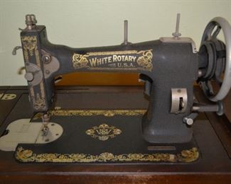 White Rotary Sewing Machine