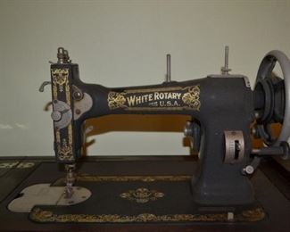 White Rotary Sewing Machine