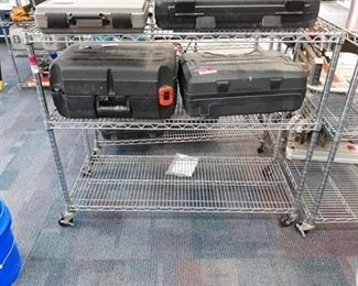 3 Shelf Rolling Metro Rack