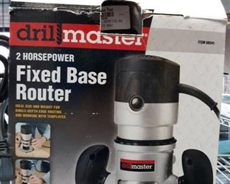 Drill Master Fixed Base Router 2 Horsepower