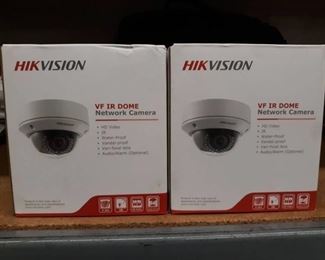 (2)HikVision VF IR Dome Network Camera