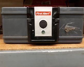 First Alert Locking Safe With Keys